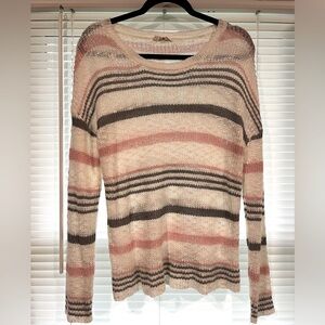 Oversized striped sweater worn twice.